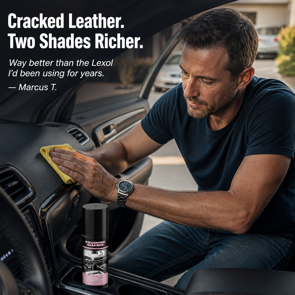 RadianceRide™ — Restore Faded Plastic, Cracked Leather & Dusty Dash to Freshness