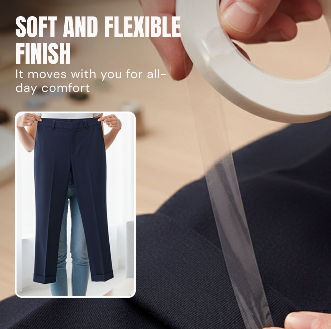 FlexiSeal™ — Effortless, No-Sew Hems That Fit Like They’re Tailored Just for You