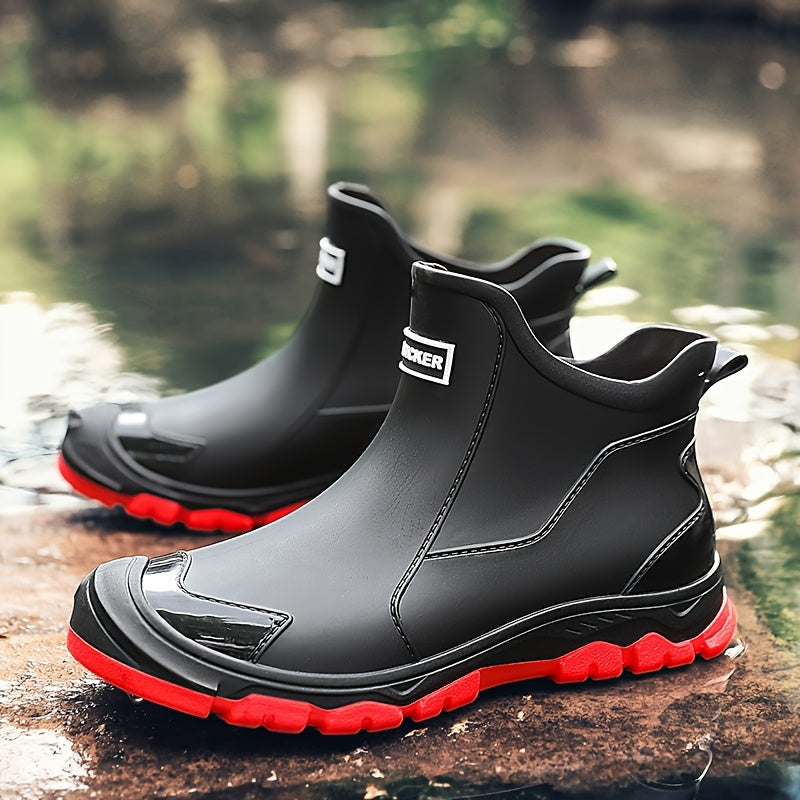 AquaGuard – Resilient Wet Terrain Boots with Slip-Resistant Grip