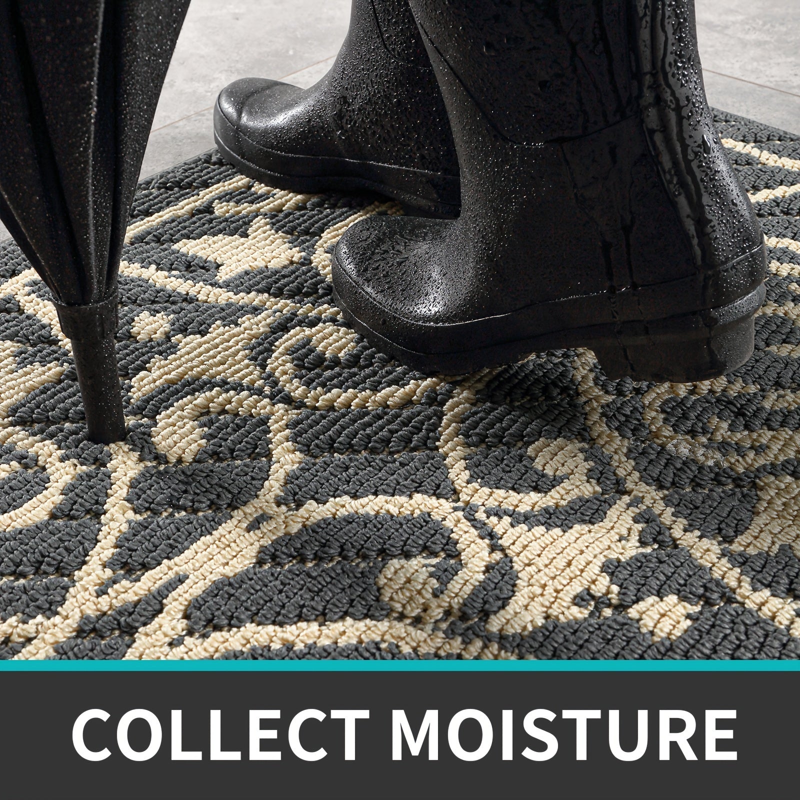 SafeStep - Sleek Indoor Entryway Rug with Non-Slip Feature