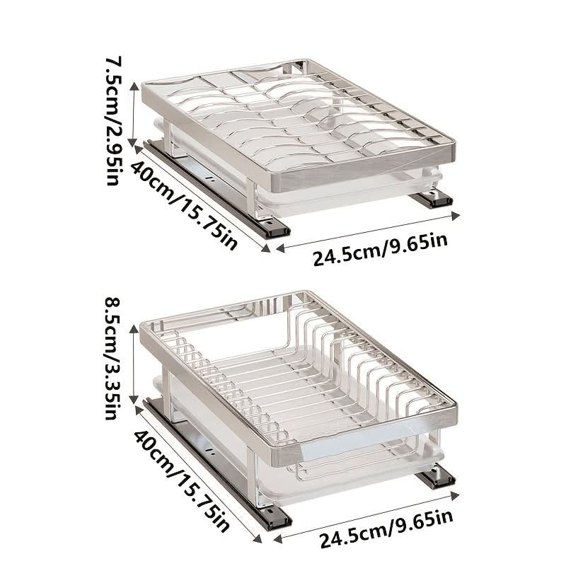 Heavy-Duty Kitchen Organizer Rack for Tableware Storage