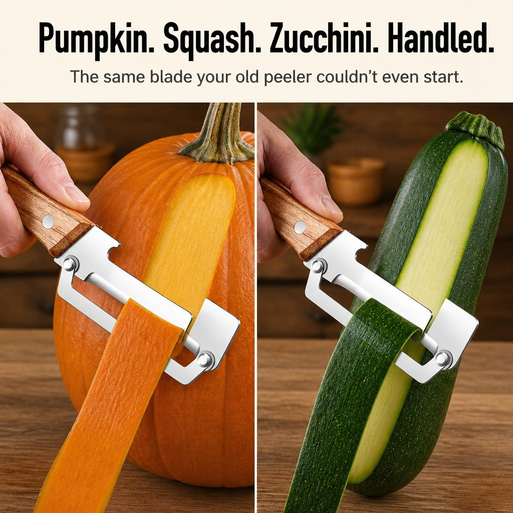 VitaSlice™ — Slice Through Pumpkin, Squash & Tough Skins Without Using a Knife