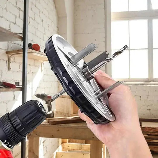 PowerPivot™ Adjustable Drill Punch — Slice Through Projects Faster with Perfect, Burr-Free Holes Every Time