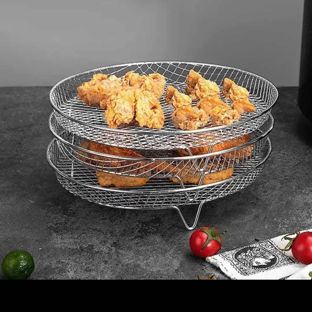 FlexChef™ — Triple Your Air Fryer Power for Faster, Flavor-Pure Meals Every Time