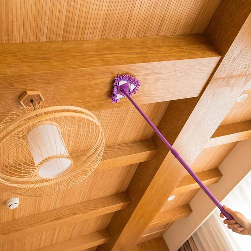 Triangular Mop with 180° Rotating Head for Easy Cleaning