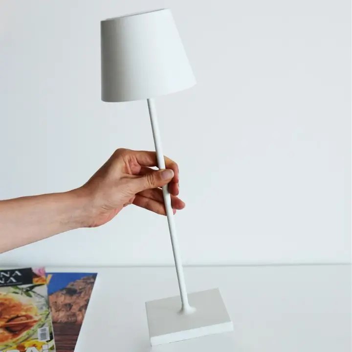 Wireless LED Desk Lamp with Touch Dimmer – Cordless, Clean Ambiance
