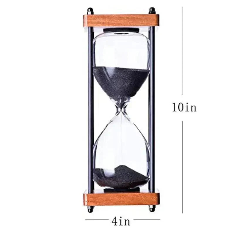 Elegant 60-Minute Hourglass for Time Management & Decor