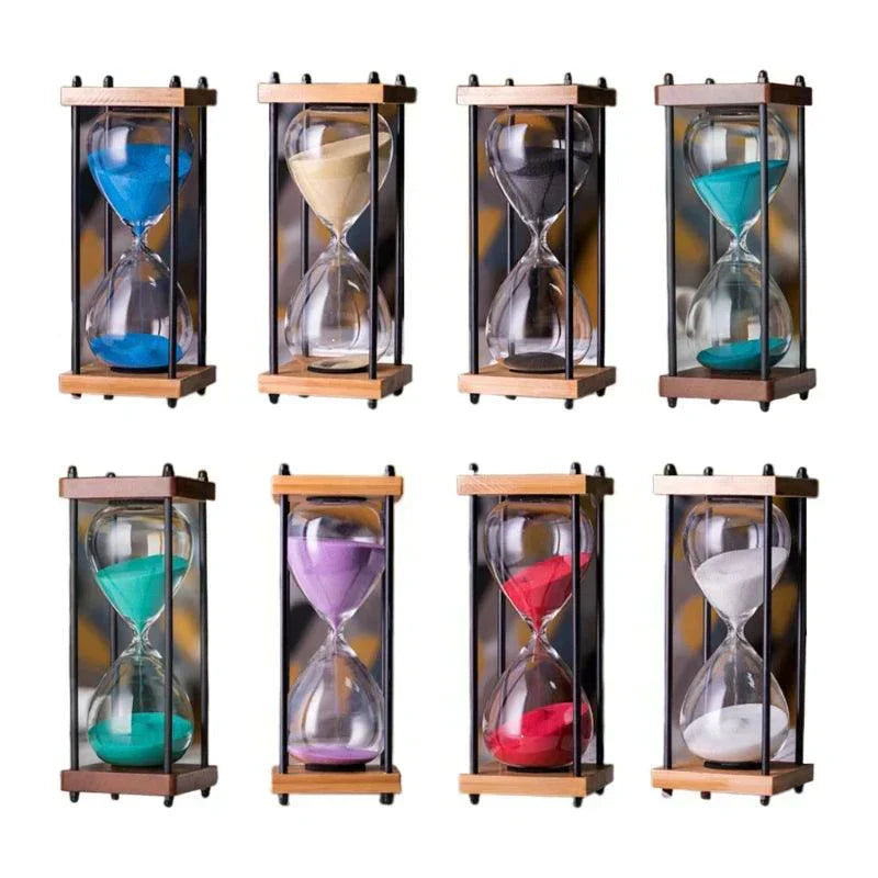 Elegant 60-Minute Hourglass for Time Management & Decor