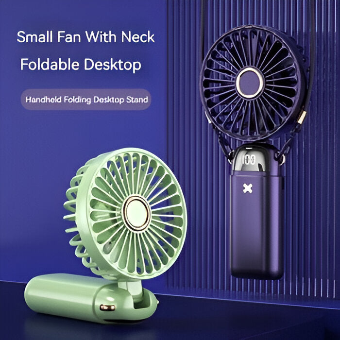 Compact USB Rechargeable Handheld Cooling Fan