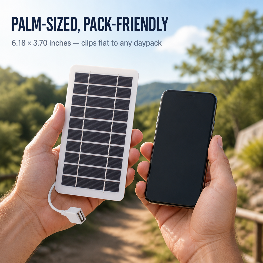 SolaraFlex™ — Attach to Your Pack, Recharge Power Banks on the Go While Hiking