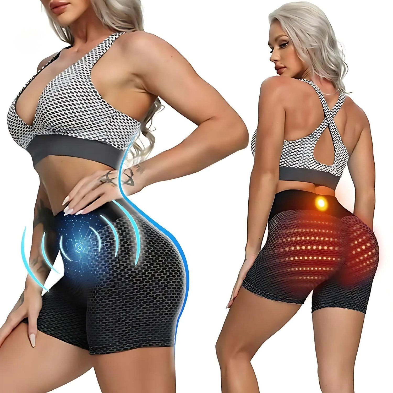 VexaCurve™ Contour Shorts — Ignite Your Curves with Effortless Lift and Fat-Burning Power