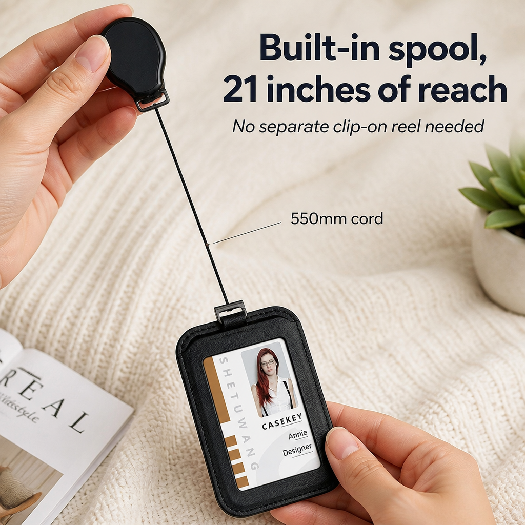 SwiftCord™ — Scan Your Badge Without Removing It From Your Neck