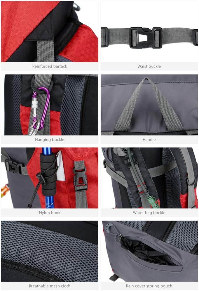 60L Adventure-Ready Waterproof Hiking Backpack – Lightweight & Reliable