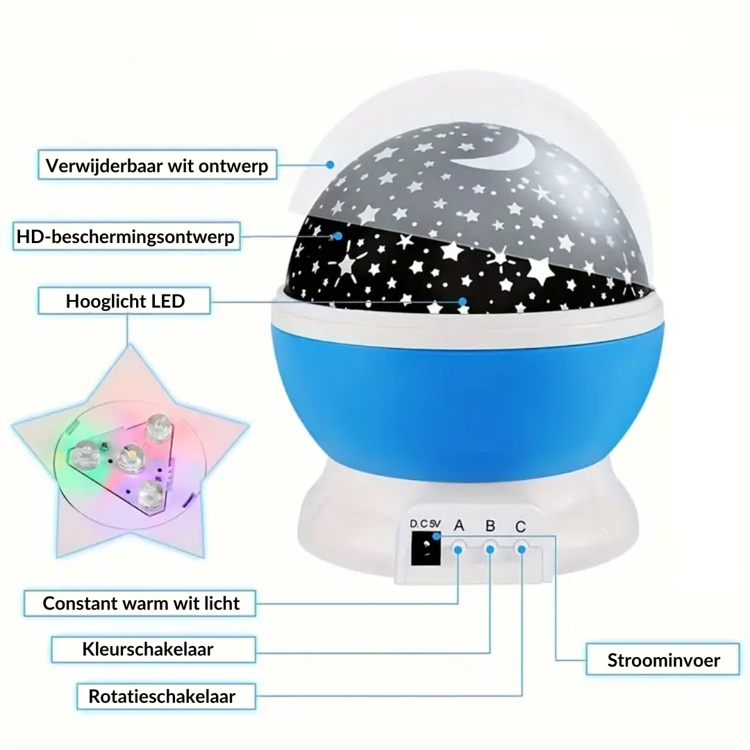 Galaxy Projector Night Lamp
