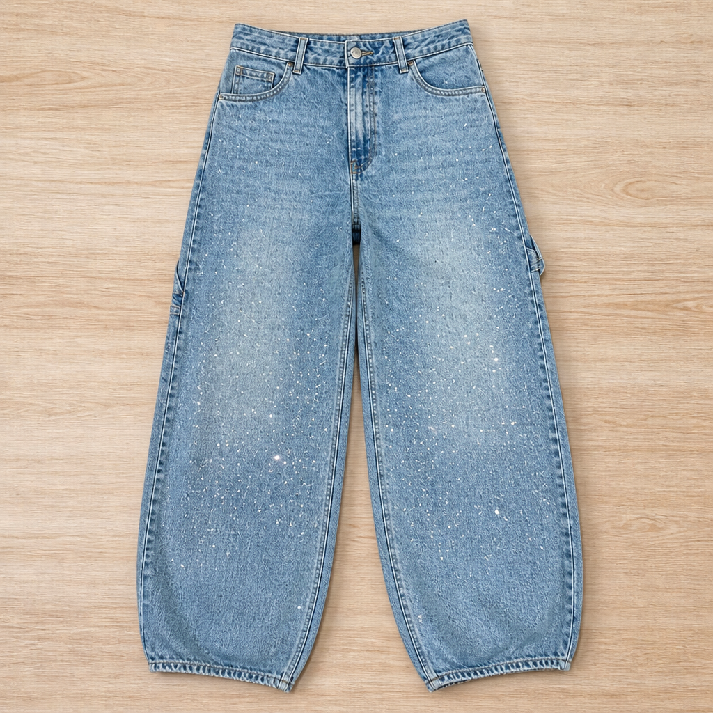 LustraDenim™ — Unleash Radiant Confidence in Jeans That Move and Shine with You