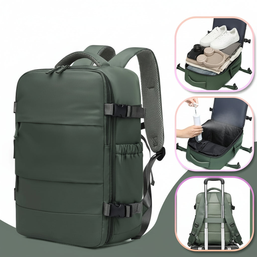 Compact Travel Vacuum Backpack Set for Effortless Packing