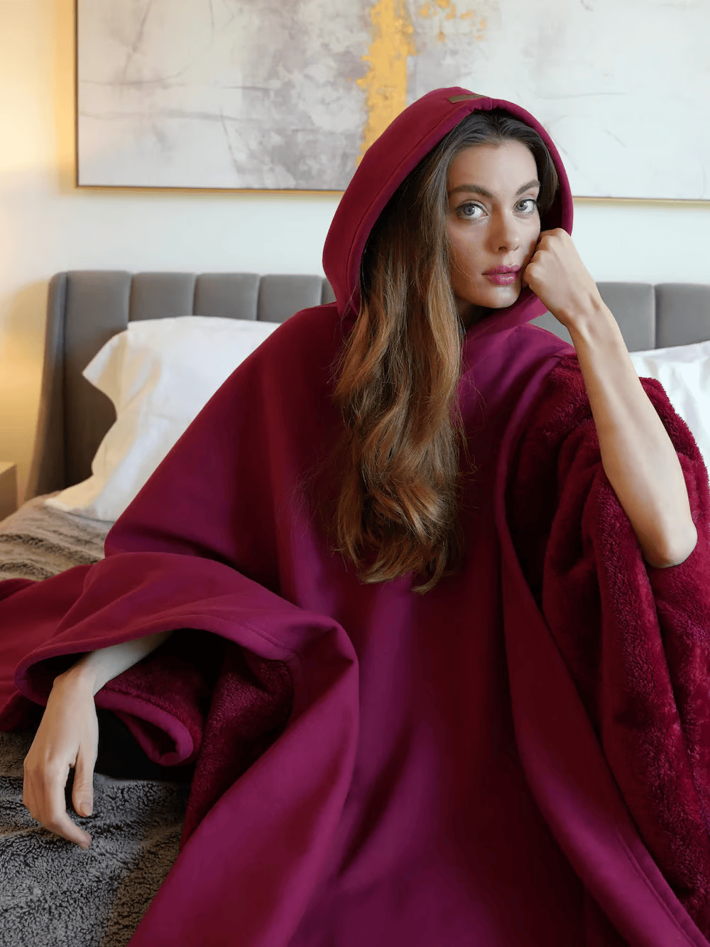Oversized Comfort Blanket Hoodie for Relaxation