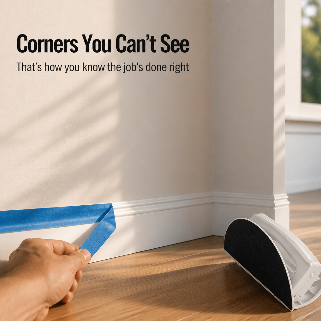 CurveCraft™ — Sand into Tight Corners and Curves Flat Blocks Miss