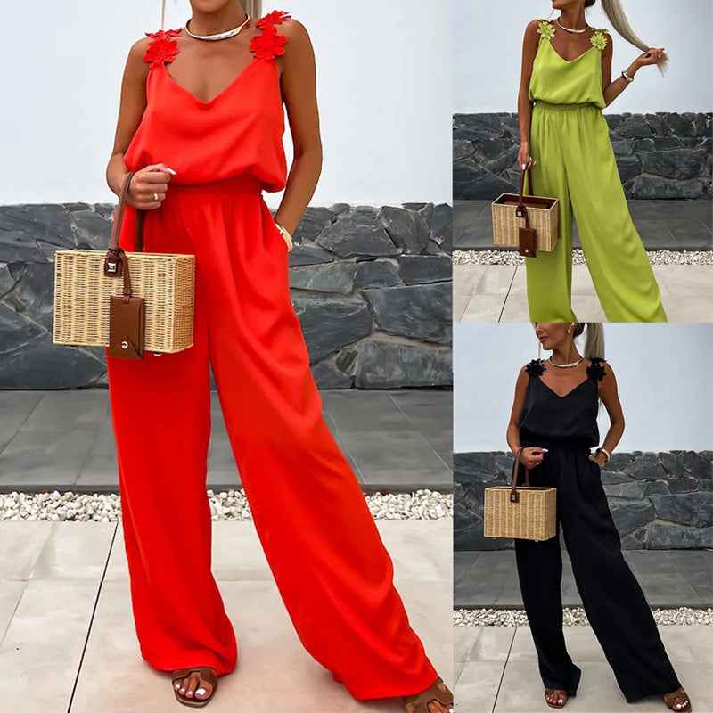LumaLuxe™ Jumpsuit — Step Into Feather-Light Coolness and All-Day Stunning Confidence