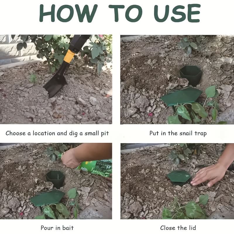 Indoor and Outdoor Garden Reusable Snail Catcher