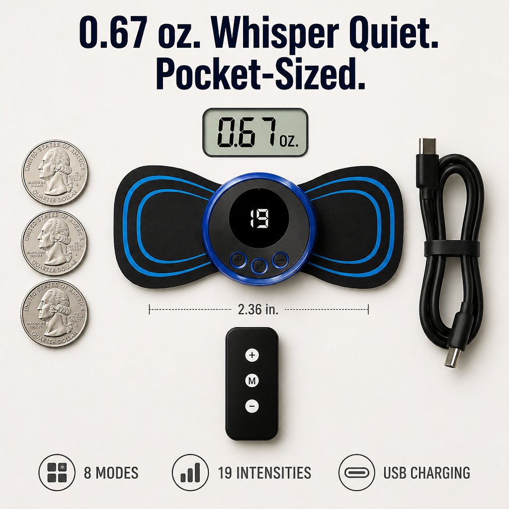 FlexiPulse™ Portable Massager — Dissolve Muscle Stress Anytime for Instant Calm & Vitality