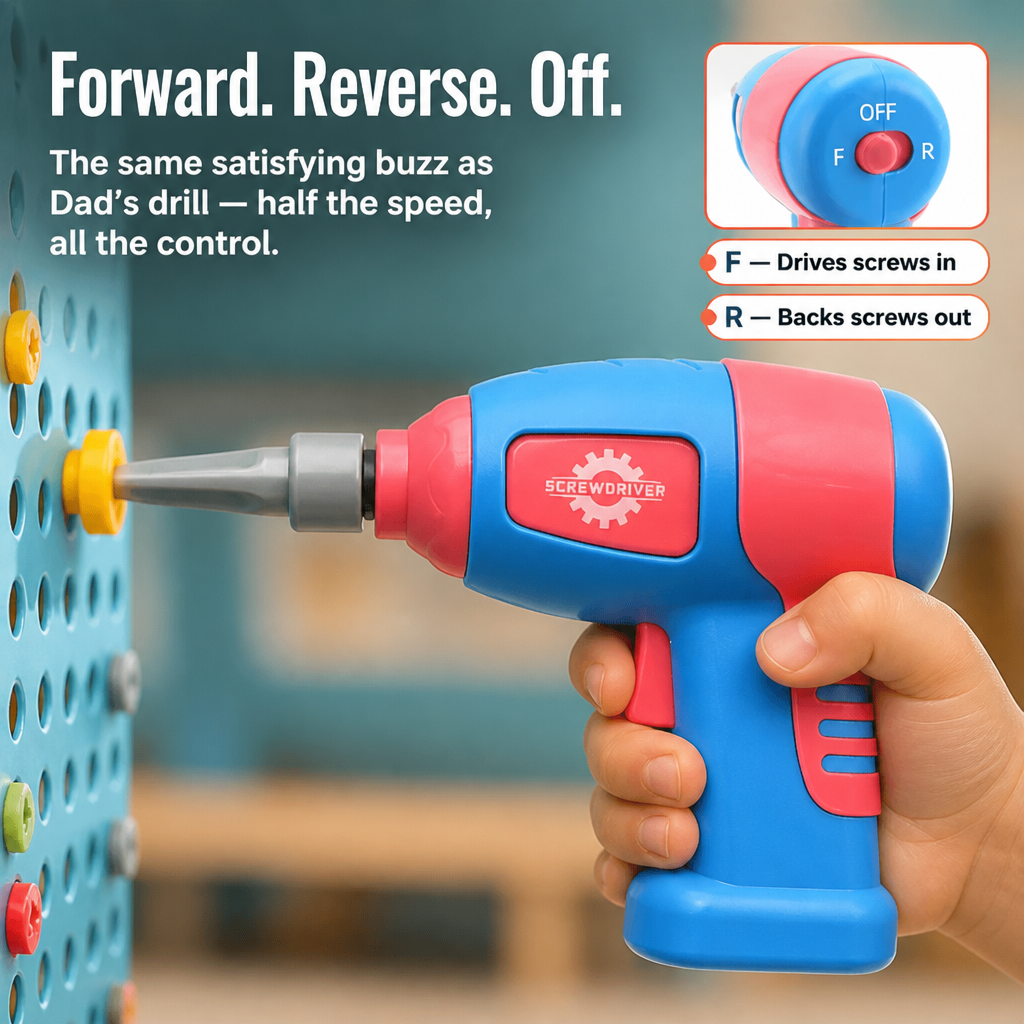 BrilliBuild™ — Give Your Kid a Real Drill and See Screen Time Vanish