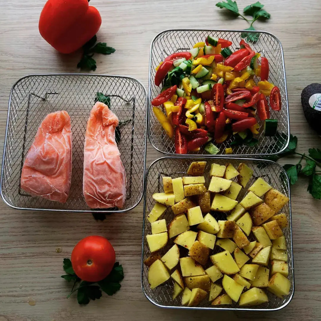 FlexChef™ — Triple Your Air Fryer Power for Faster, Flavor-Pure Meals Every Time