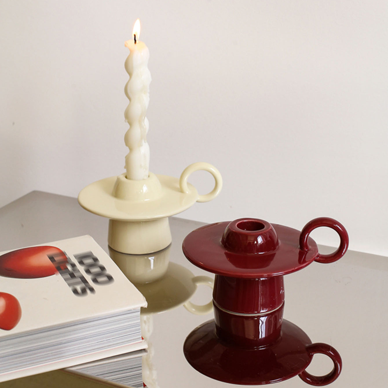 Celestial Charm – Vintage UFO Candle Holder