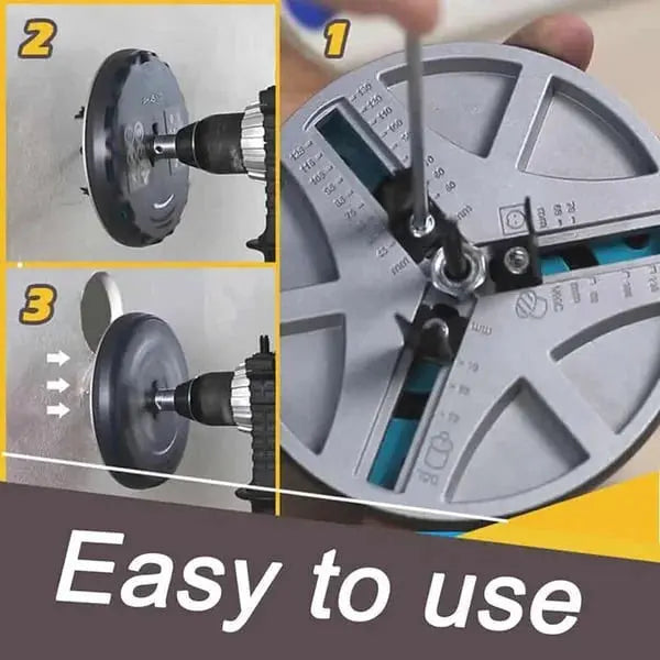 PowerPivot™ Adjustable Drill Punch — Slice Through Projects Faster with Perfect, Burr-Free Holes Every Time