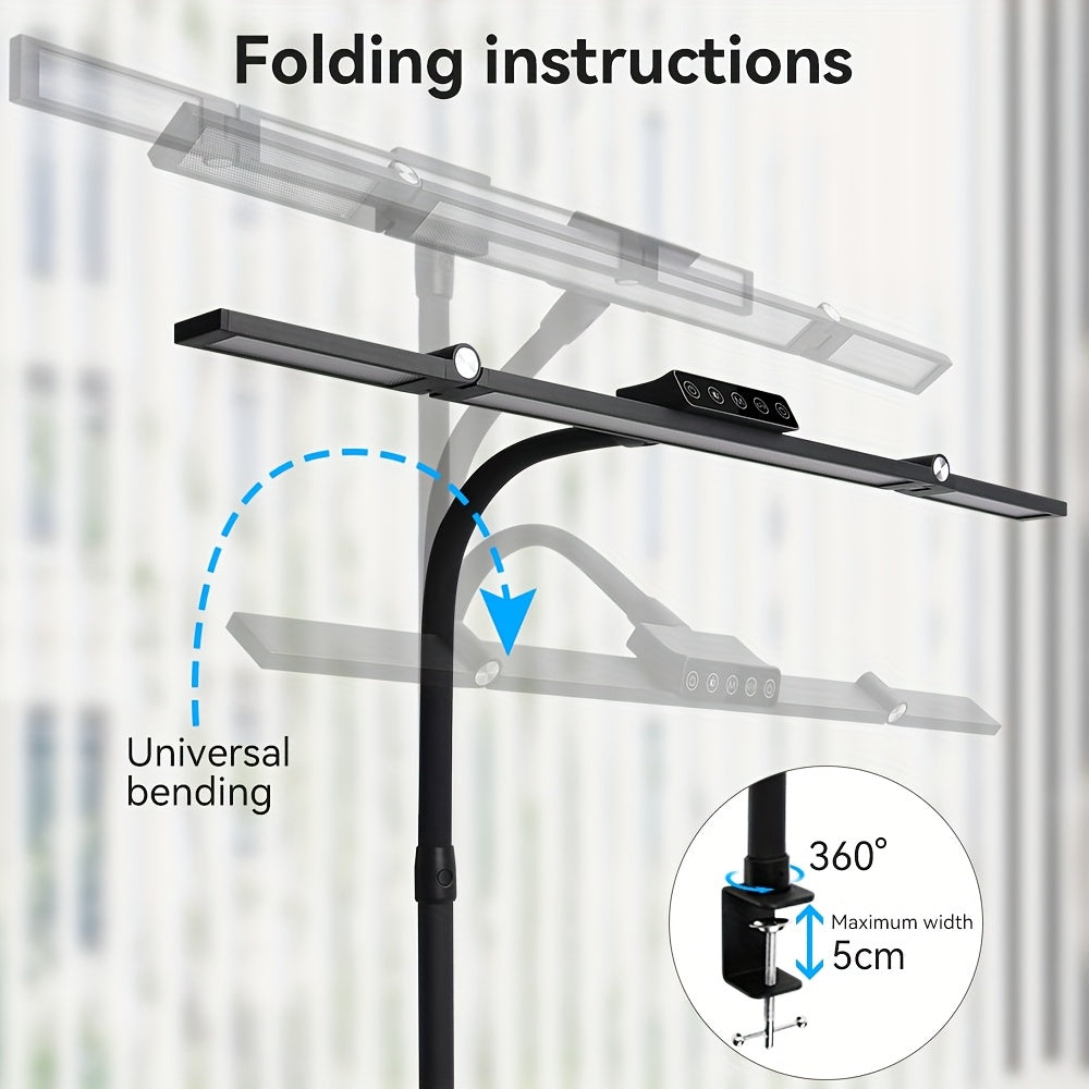 LuminBright 18W Adjustable LED Task Lamp for Optimal Lighting