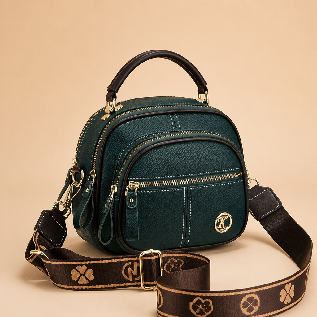 LumaVera™ Leather Crossbody — Own Your Day with Effortless Style and Perfect Order