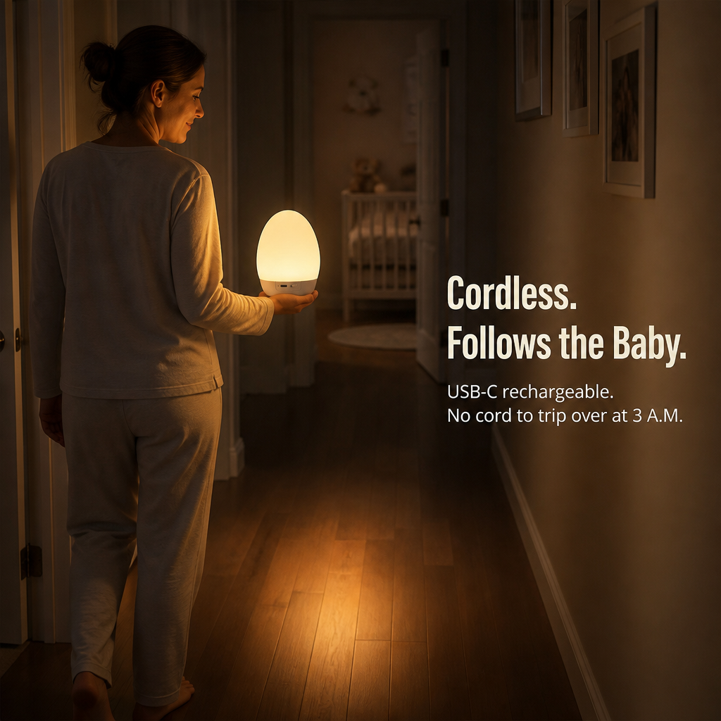 SereniNest™ — Gentle Night Feedings Without Brightening the Baby