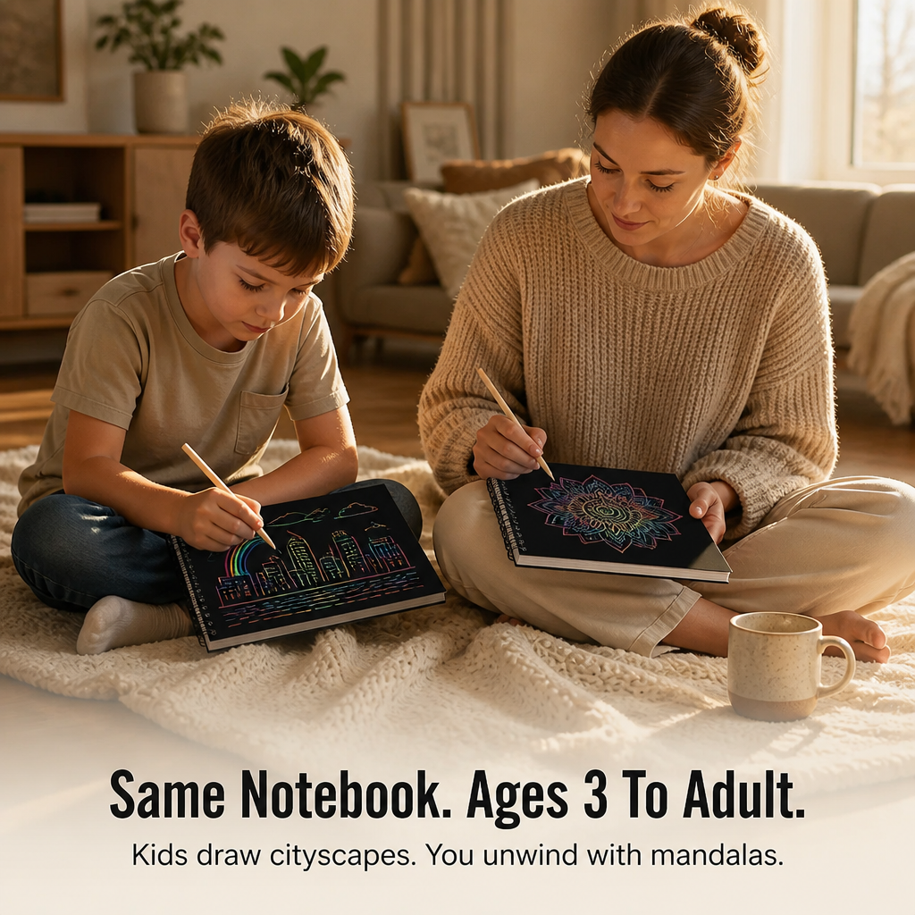 ColorRipple™ — Swap Screen Time for 20 Peaceful Minutes of Rainbow Magic