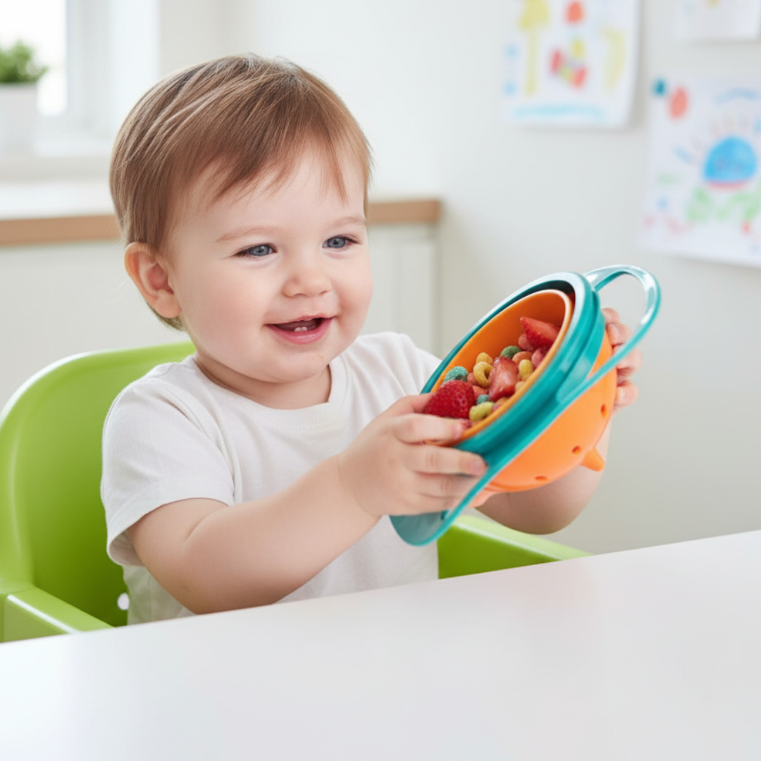 TwistSafe™ Bowl — Turn Toddler Chaos into Proud, Spill-Free Confidence