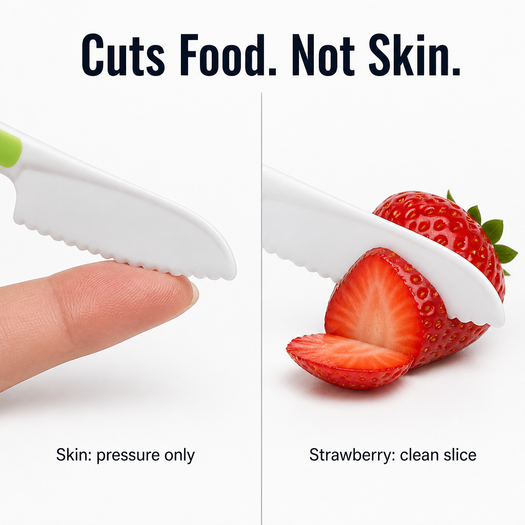 SkarletSharp™ Kids Kitchen Set — Ignite Your Child’s Pride with Safe, Real Slicing Success