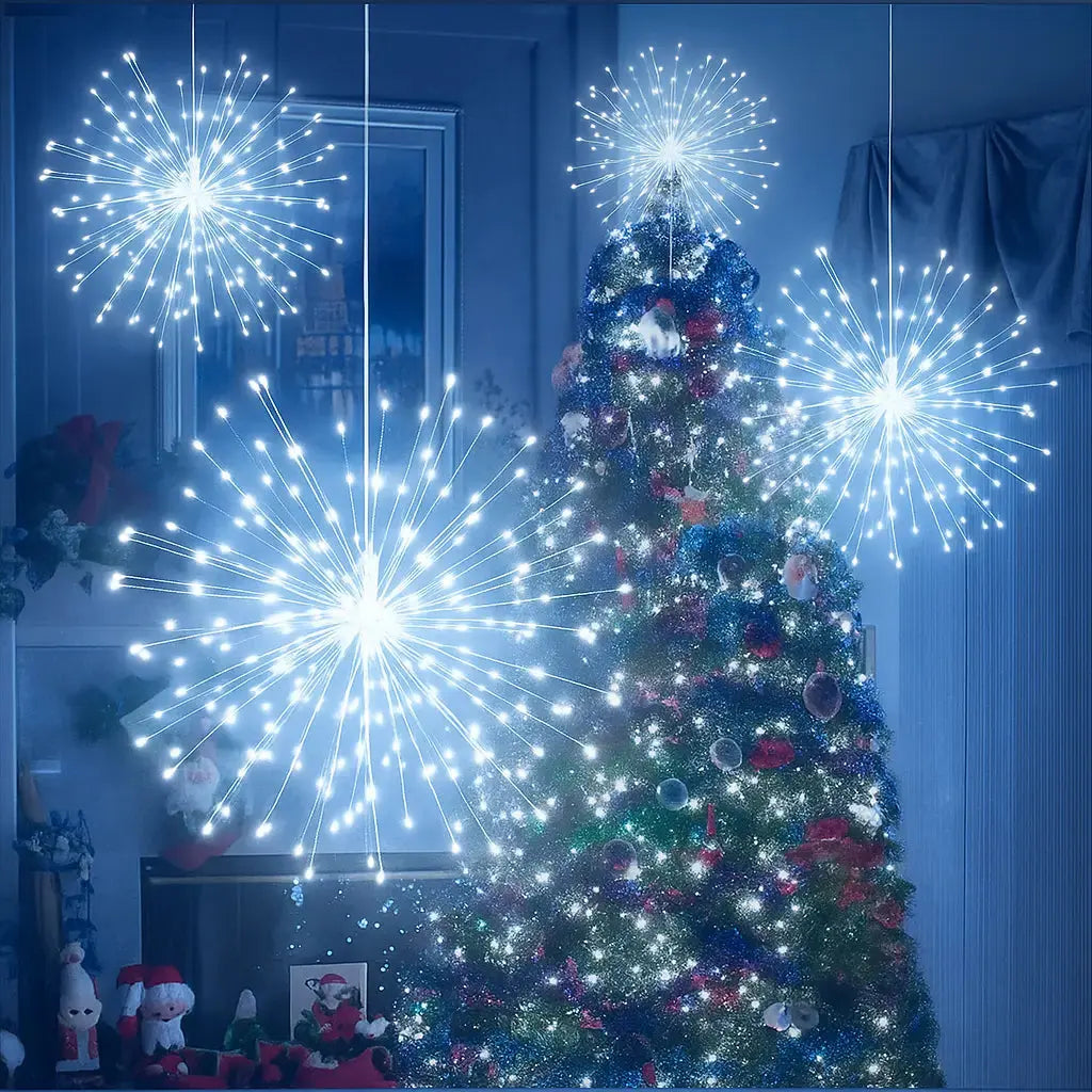 Starburst String Lights Set of 3 — Turns Your Space into a Stunning Light Display