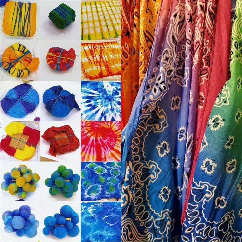 Multi-Color Fabric Dye Kit for Clothing and Textile Restoration
