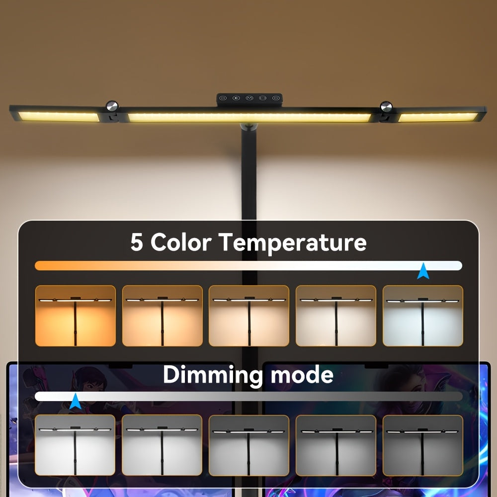LuminBright 18W Adjustable LED Task Lamp for Optimal Lighting