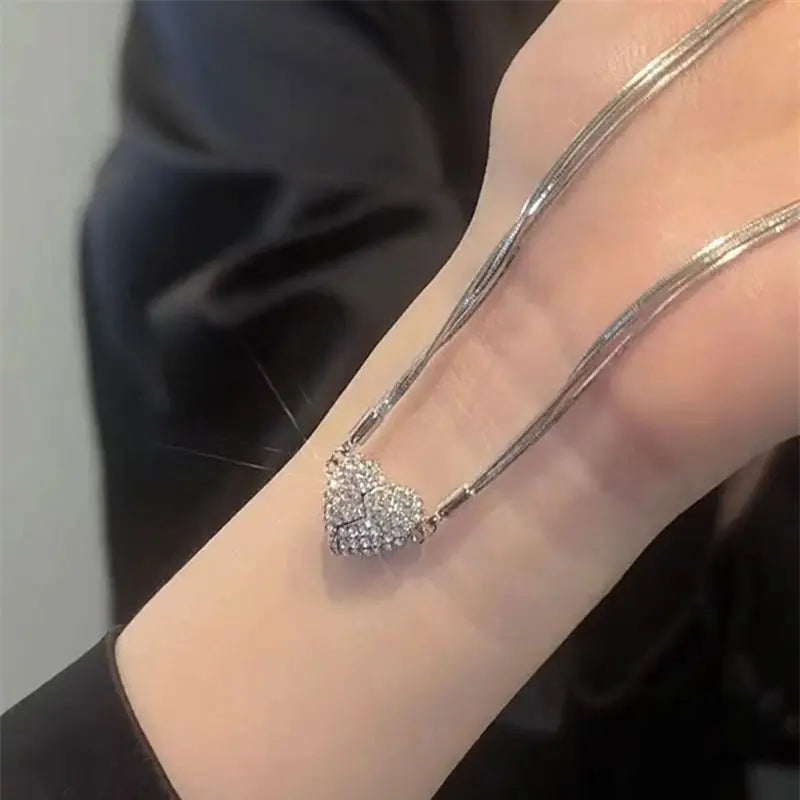 EmberLink™ Magnetic Love Necklace — Ignite Unbreakable Bonds and Wear Your Heart Proud