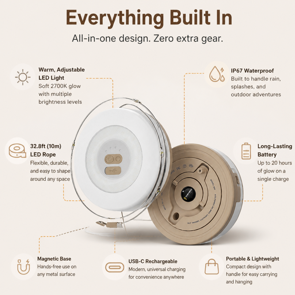 LumaNest™ — Wrap Your World in Warm, Endless Glow Wherever You Go