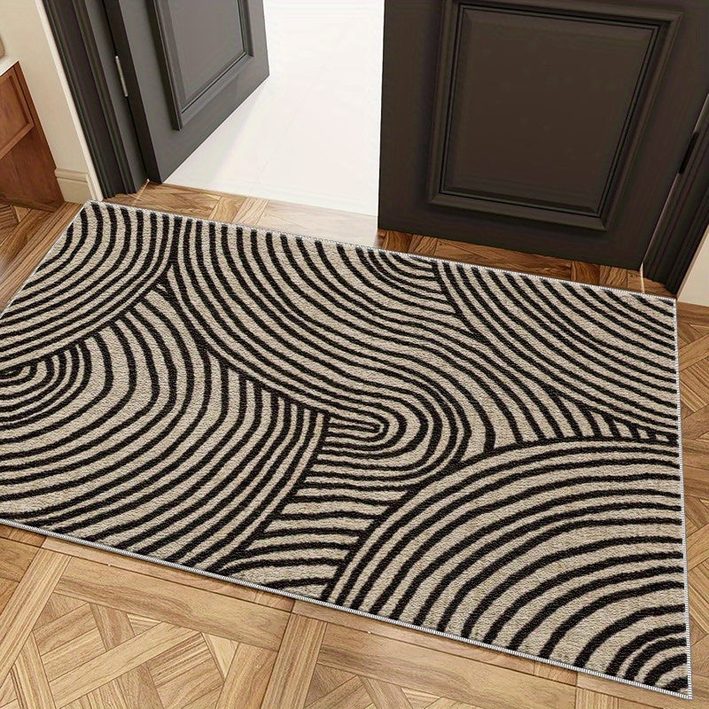 Chic Swirl Design Entry Mat for Any Space