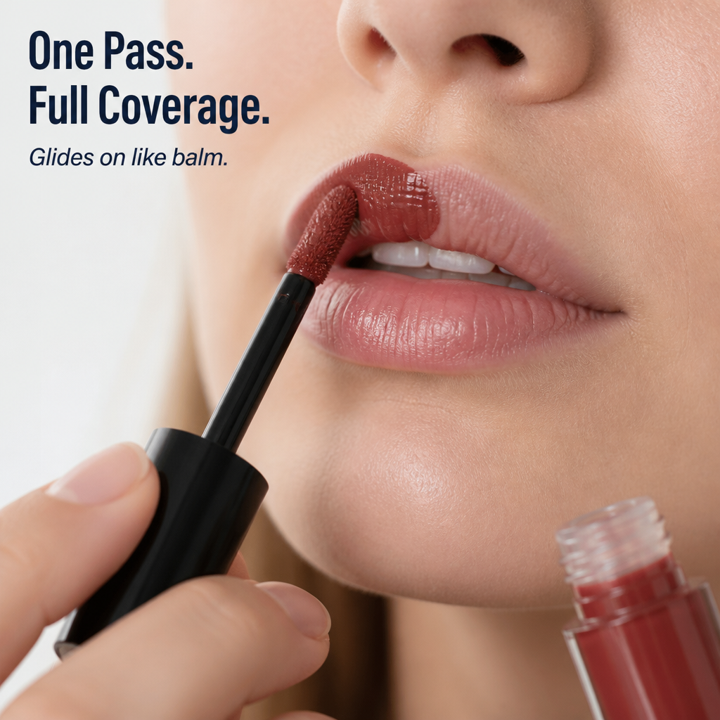 RadianceLock™ Lip Glow — Bold Color That Endures Dinner Without Dryness
