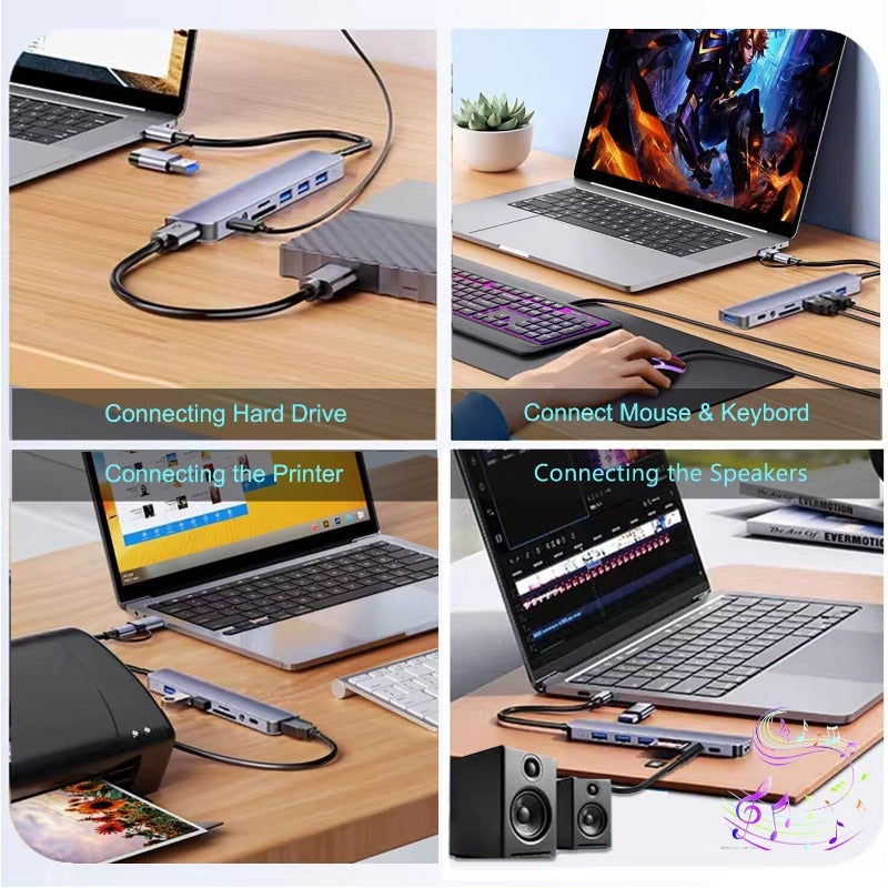 NexusHub™ — Instantly Command Your Workspace with Lightning-Fast Power and Unbreakable Connection