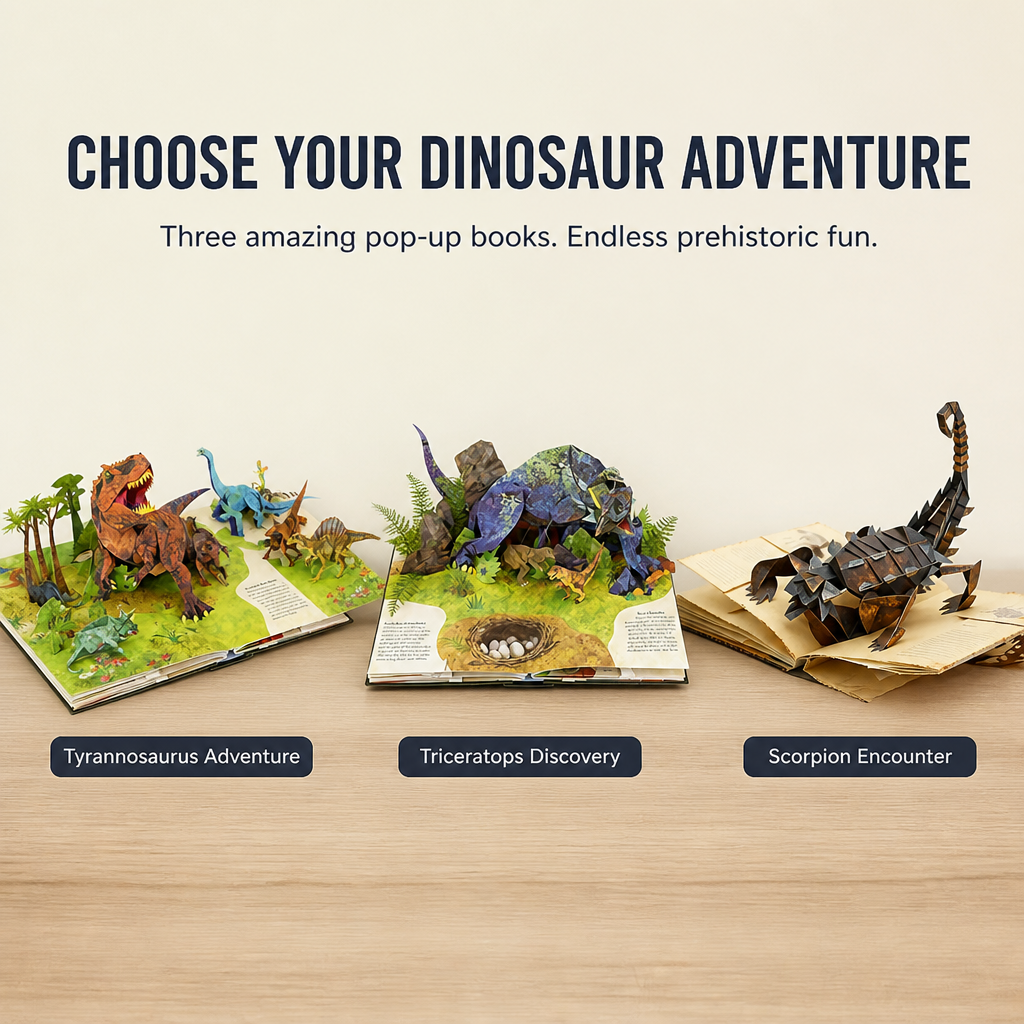 TerraSaur™ — Ignite Your Child’s Imagination with Thrilling 3D Dinosaur Adventures