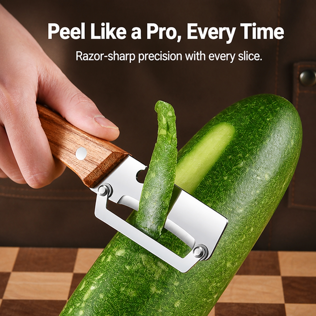 SliceMate™ — Effortless Peeling and Comfort That Transforms Every Meal