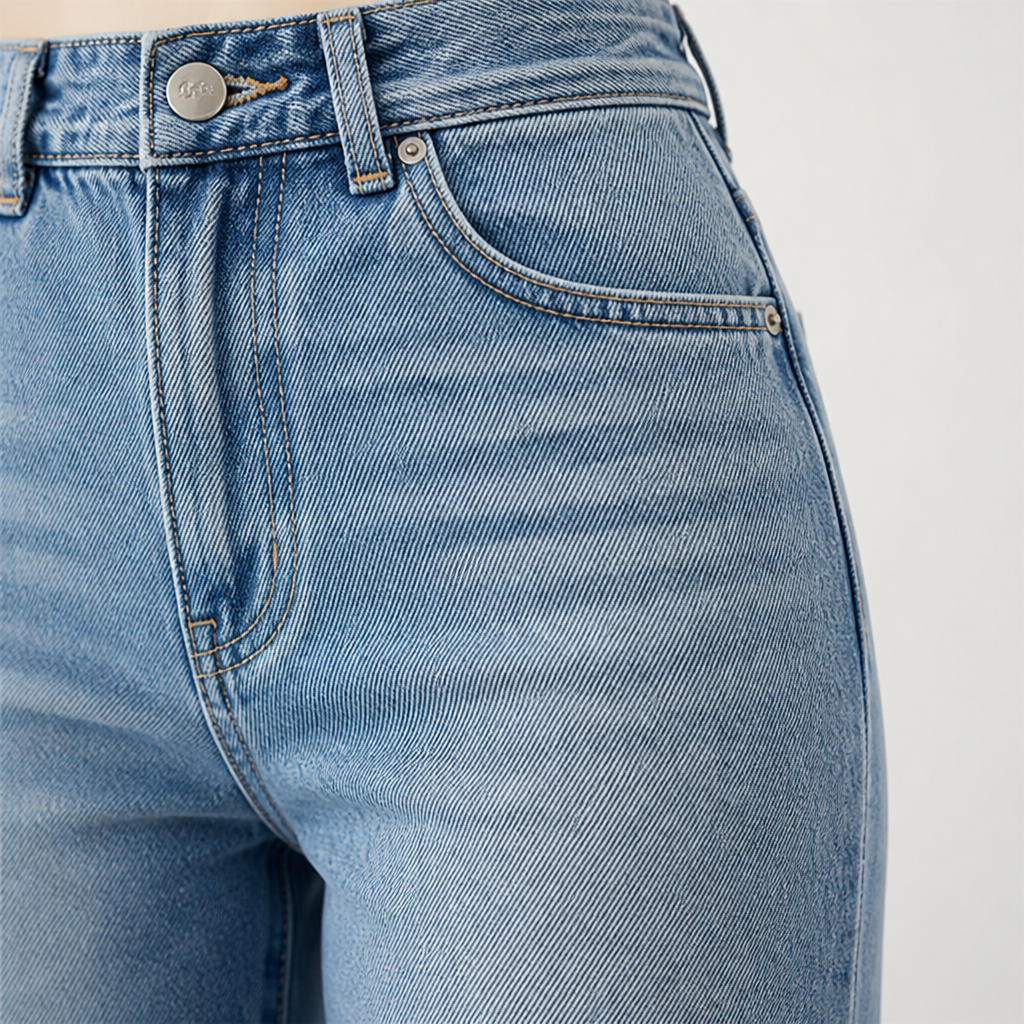 Vérova™ – High-Rise Wide-Leg Vintage Jeans with No-Gap Waist