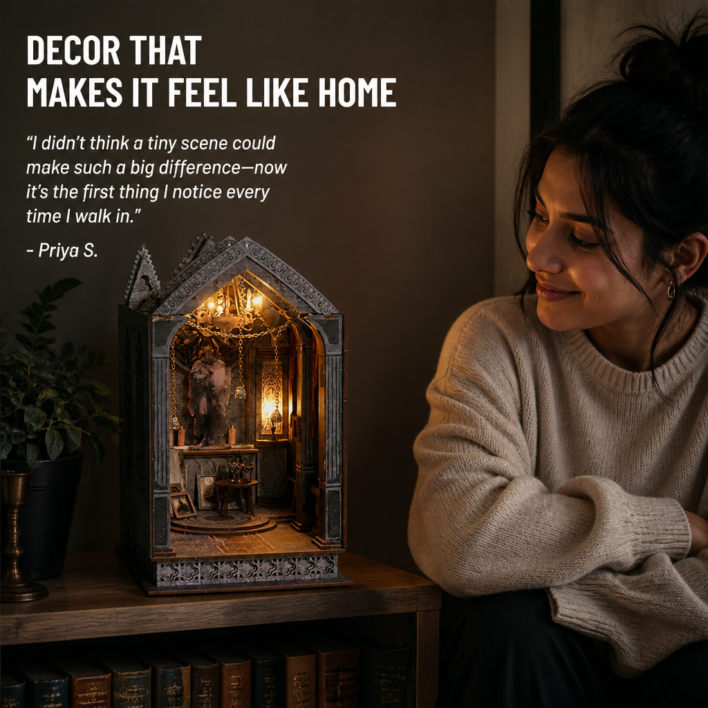 ShadowHaven™ — Transform Your Shelf into a Living, Candlelit Fantasy Realm