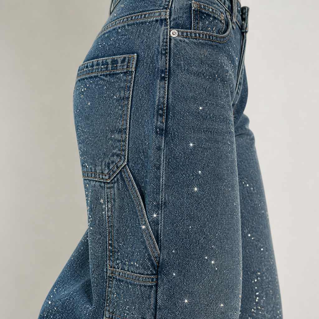LustraDenim™ — Unleash Radiant Confidence in Jeans That Move and Shine with You