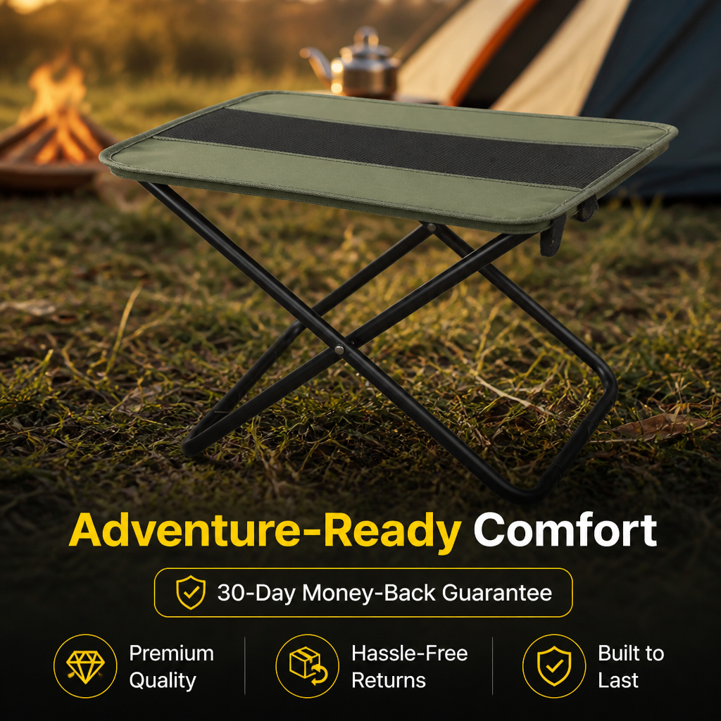 TrailNest™ Portable Seat — Adventure-Ready Comfort That Moves as Light as You Do
