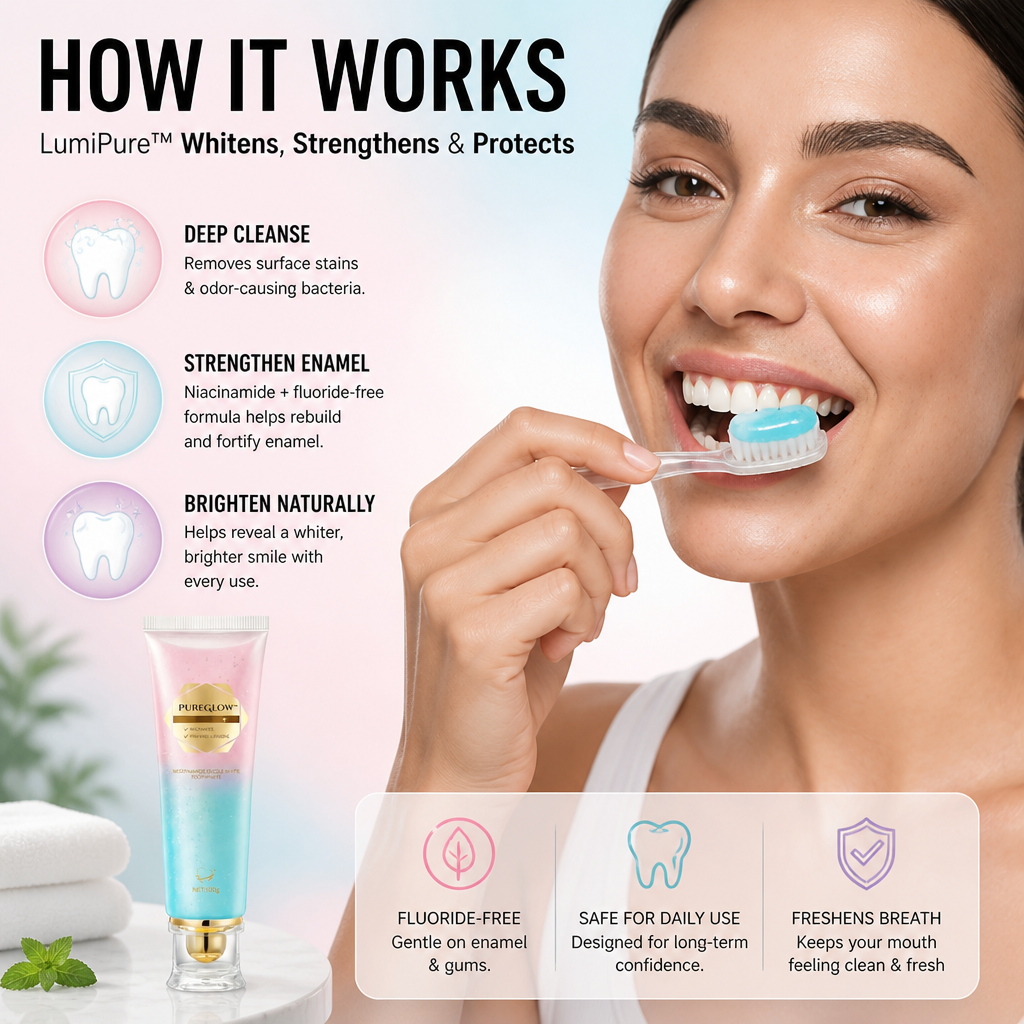 LumiPure™ — Unleash a Radiant Smile That Commands Attention and Confidence